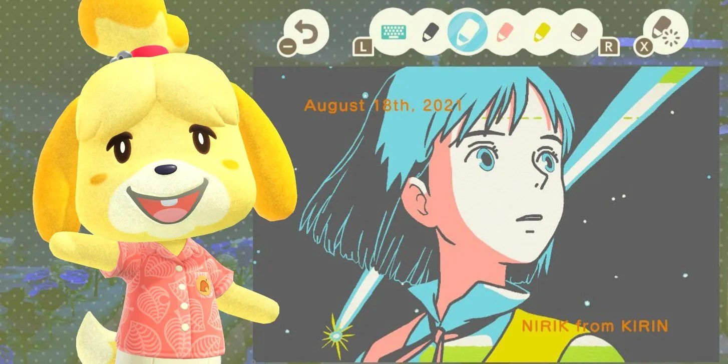 Animal Crossing Player's Howl's Moving Castle Bulletin Art Is Dazzling