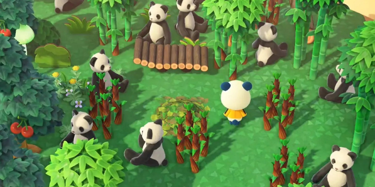 Animal Crossing Player Creates An Adorable Panda Playground