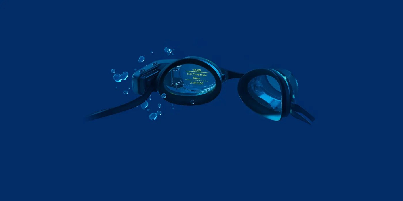 These Goggles Give You A HUD While You Swim