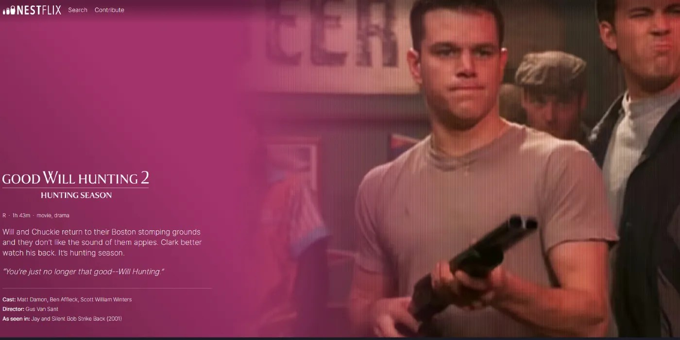 Netflix Parody Unites Fictional Movies & Shows On Fake Streaming Service