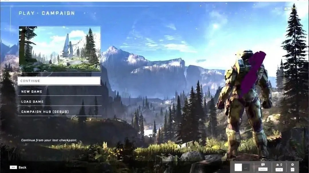 Halo Infinite Leak Shows The Game's Main Menu