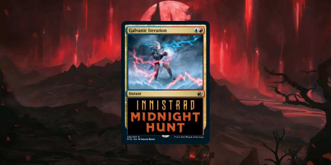 Exclusive MTG Innistrad Midnight Hunt Preview Galvanic Iteration