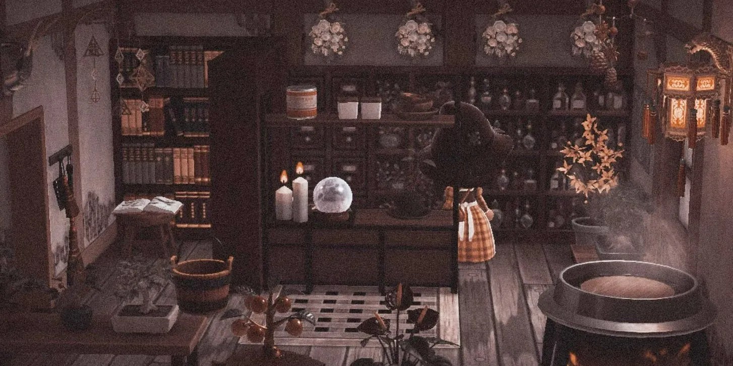 Animal Crossing Player's Witch Potion Room Is a Spooky Fall Treat