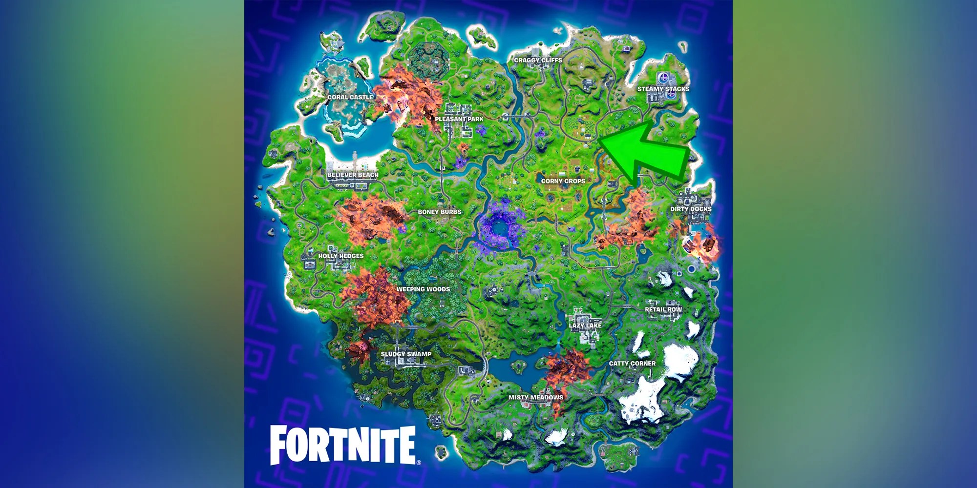 Fortnite Where To Find Steel Farm (Season 8)