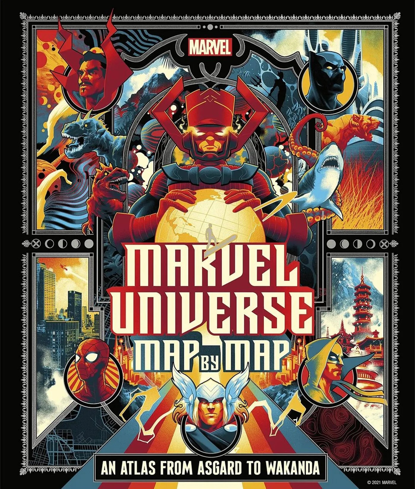 Marvel Maps Charted in an Atlas of the Comic Universe