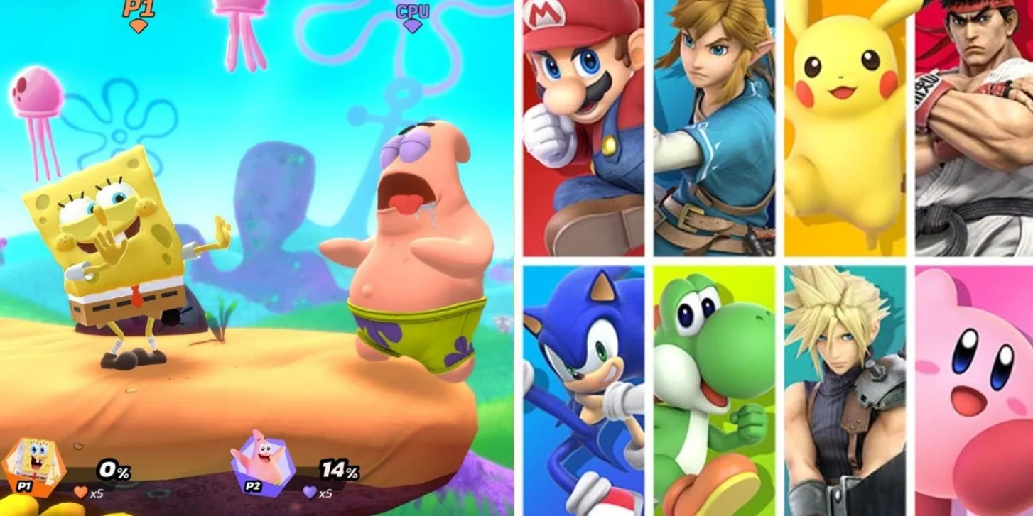 Nickelodeon AllStar Brawl Adds Dash Dancing Feature From Smash Bros.