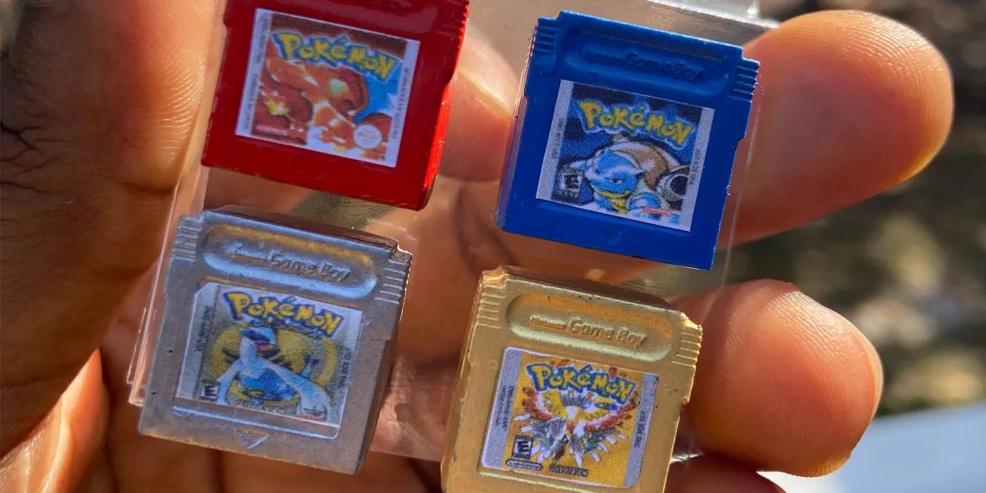 Pokémon Fan Crafts First &amp; Second Generation Game Boy Cartridge 