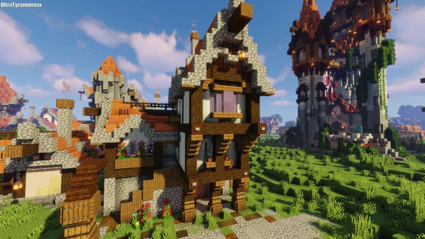Minecraft Player Builds A Medieval House Inspired By New World