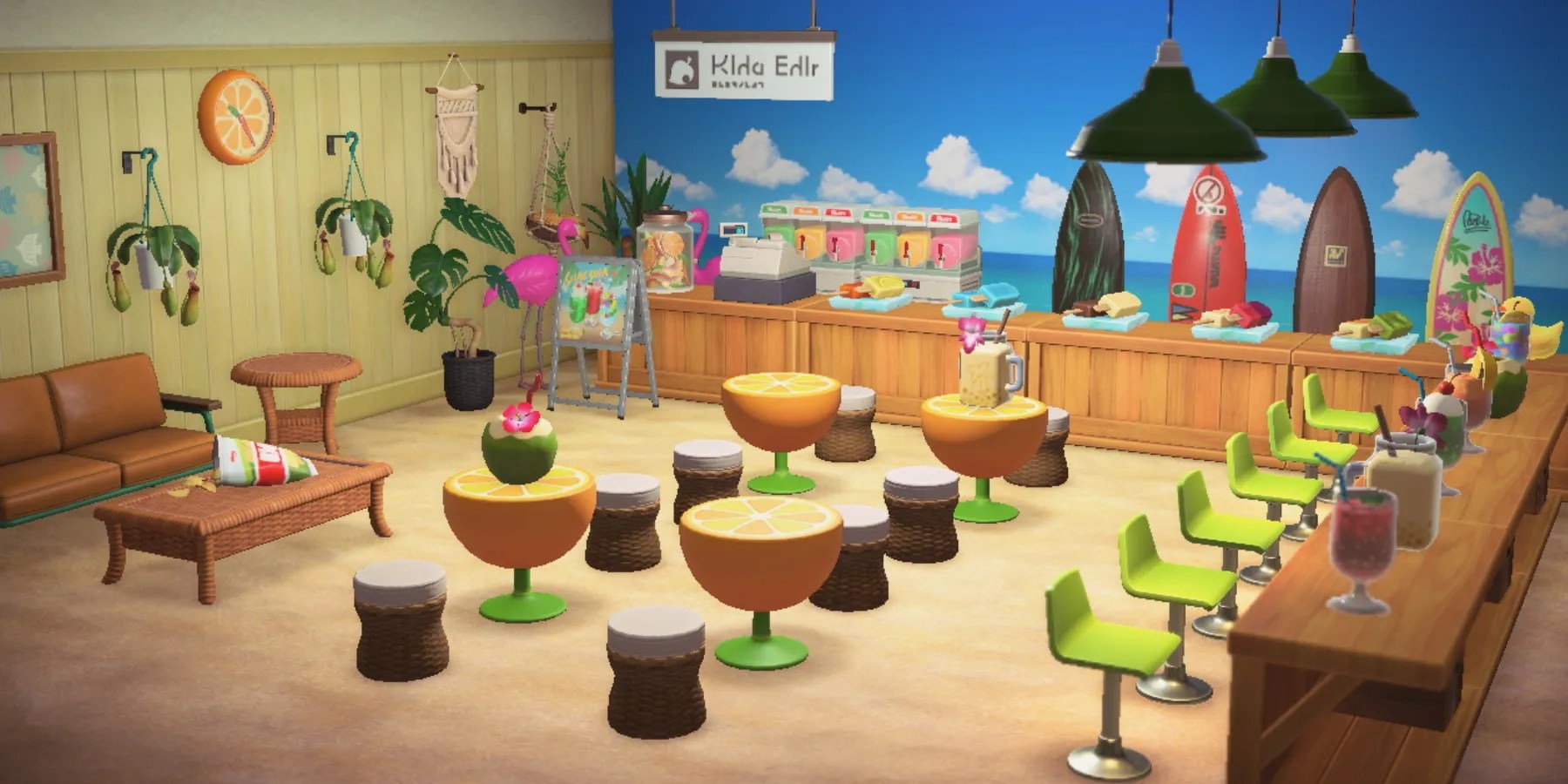 Animal Crossing Best Café Design Ideas (Happy Home Paradise)