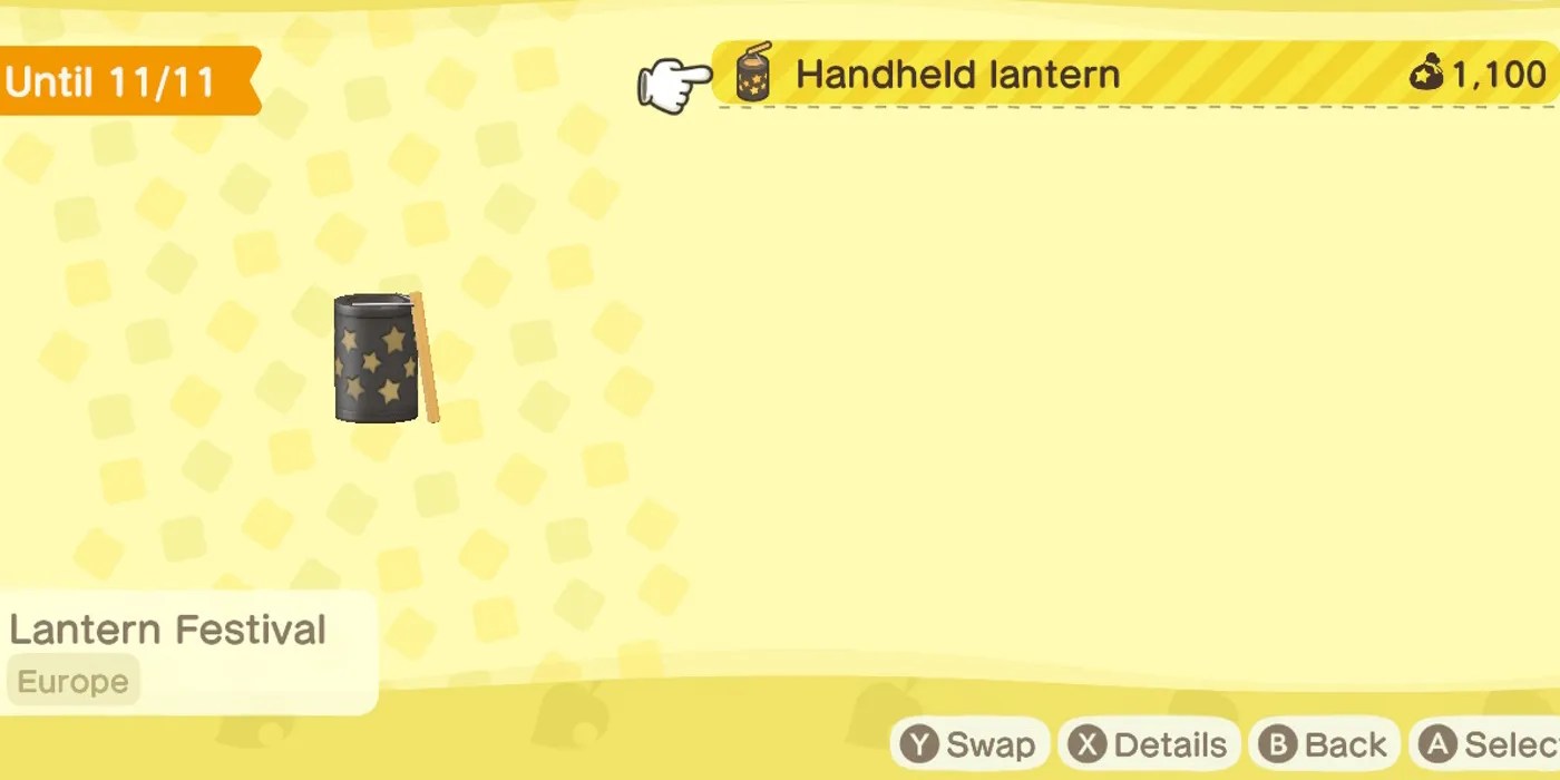 Animal Crossing How to Unlock The Handheld Lantern