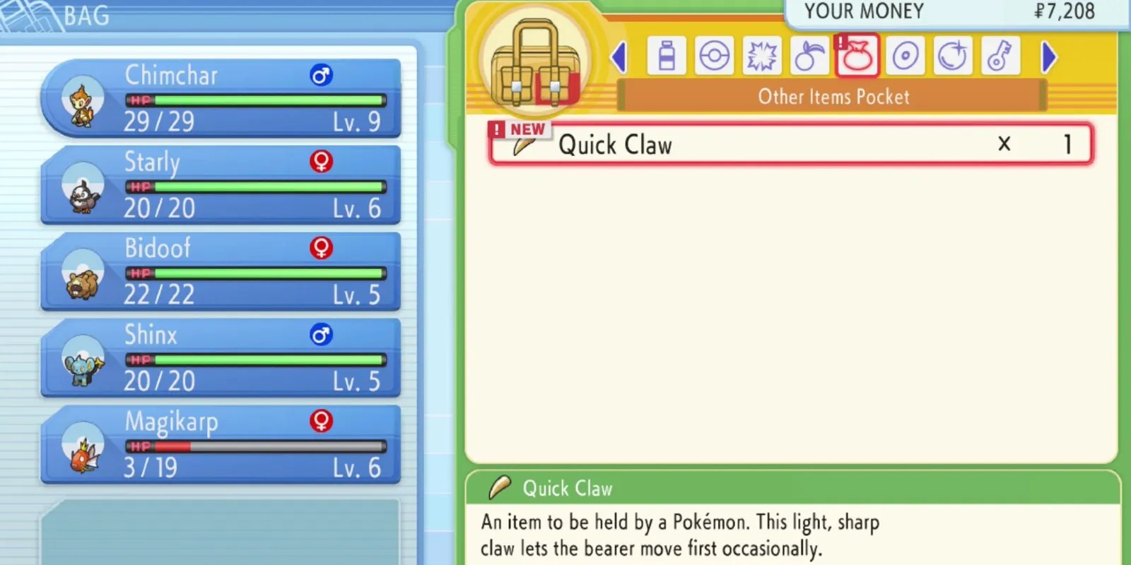 How To Get The Quick Claw In Pokémon Brilliant Diamond & Shining Pearl