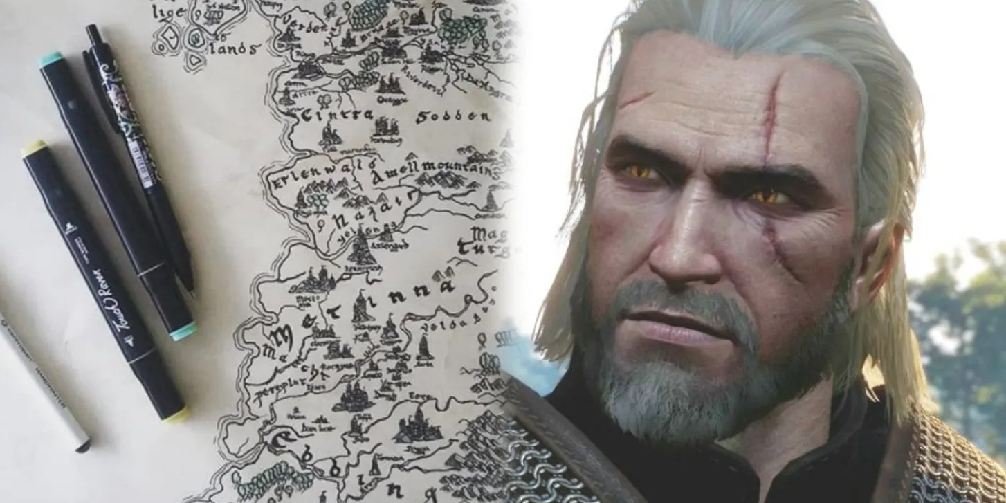 Witcher 3 Fan Recreates The Game's Map In Incredibly Detailed Drawing