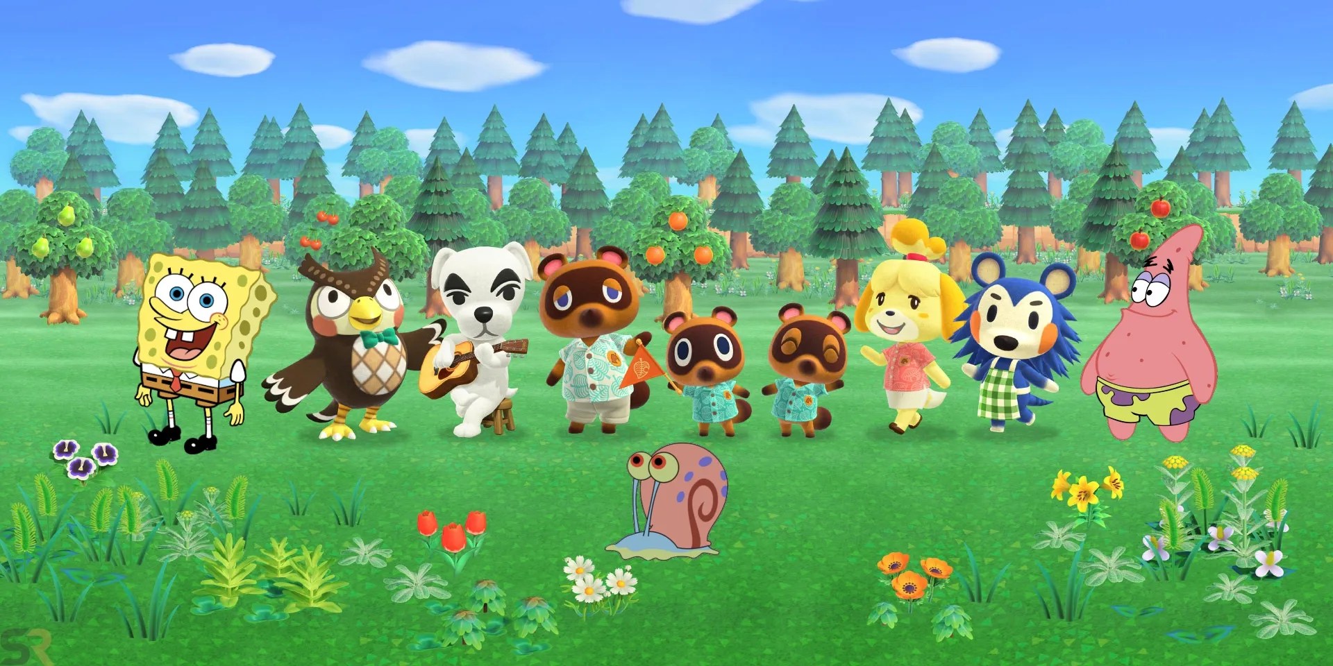 Animal Crossing Player Recreates Spongebob's House & Krusty Krab