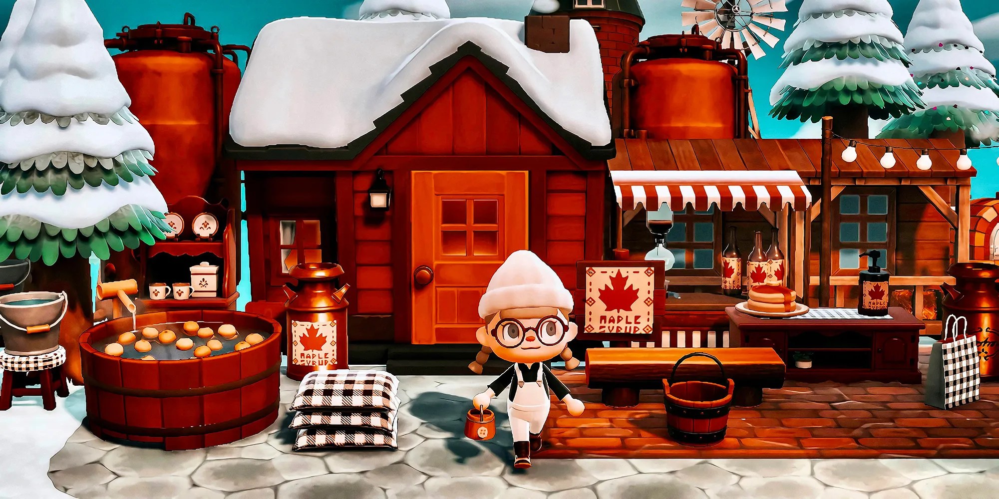 Animal Crossing Player Shows Off Sweet Maple Sugar Shack House