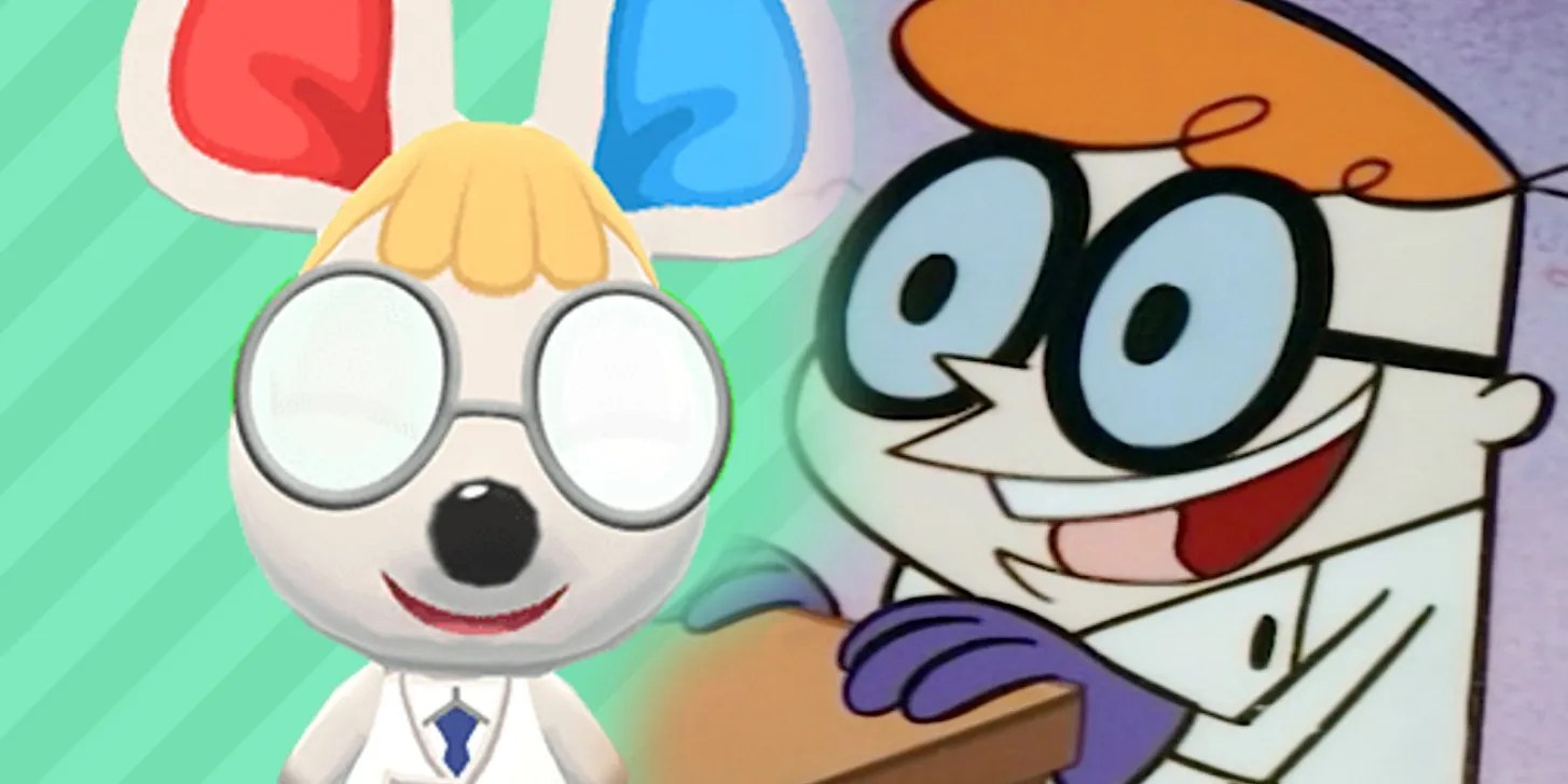 Animal Crossing & Dexter's Laboratory Fanart Imagines Petri As Dexter