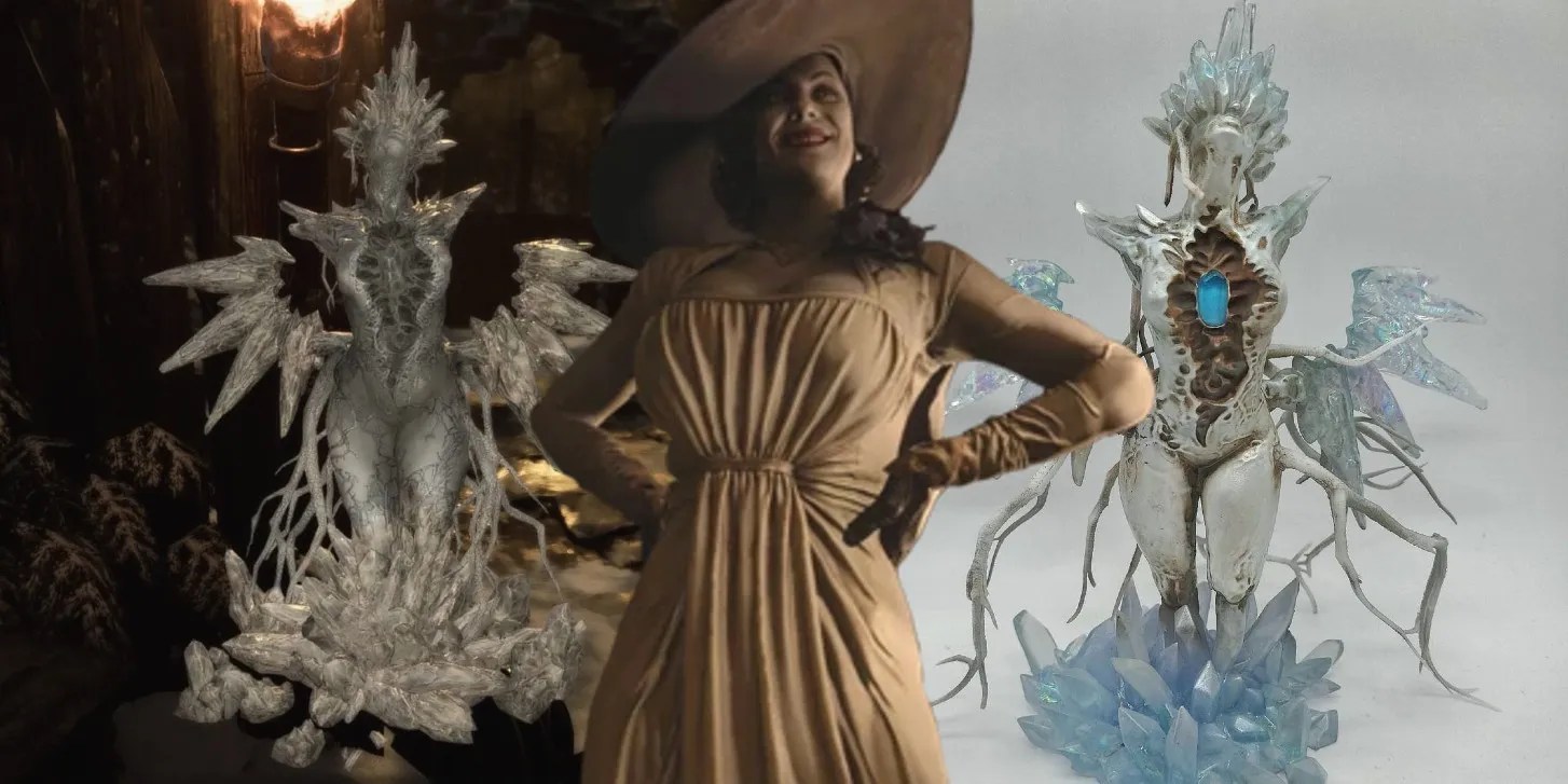 Resident Evil Village Fan Creates Stunning Crystal Dimitrescu Replica