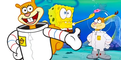 Sandy cheeks spongebob squarepants first appearance creates plot hole