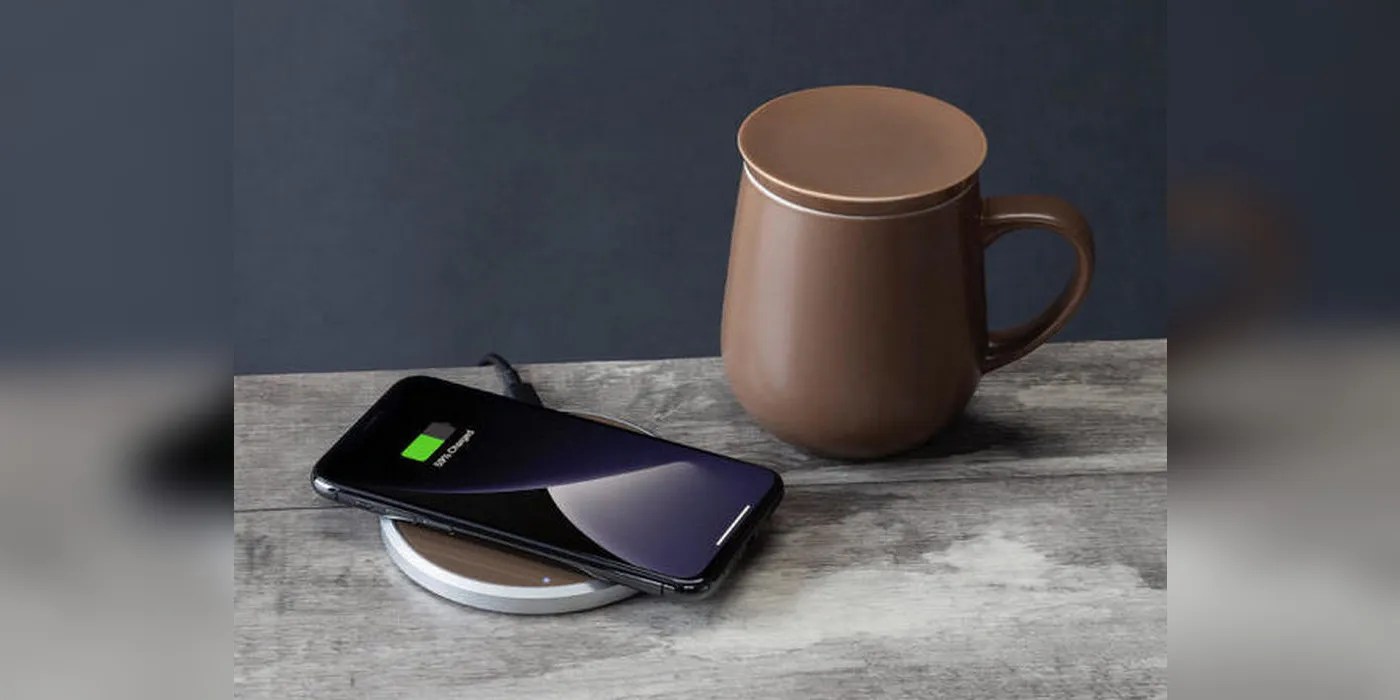 This SelfHeating Mug System Can Also Wirelessly Charge Your Phone