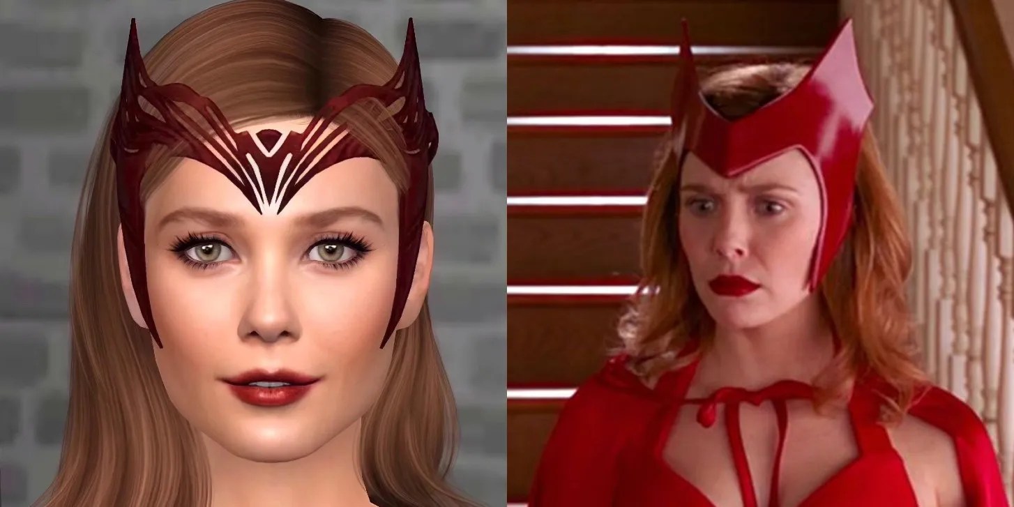 Sims 4 Fan's Scarlet Witch Is What A Video Game Wanda Should Look Like