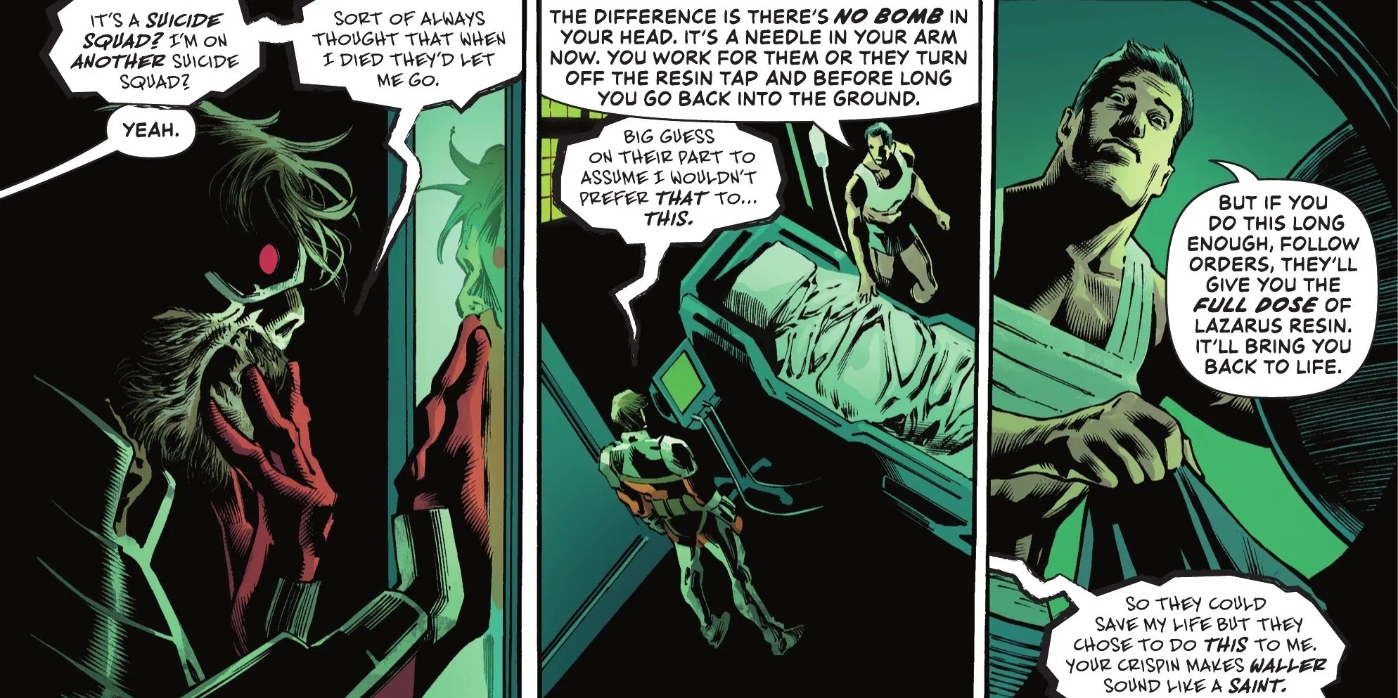 Deadshot Has Come Back To Life, But He'd Rather Be Dead