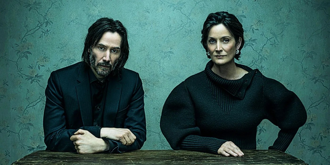 Keanu Reeves & Carrie Anne Moss Reunite In Matrix 4 Photoshoot