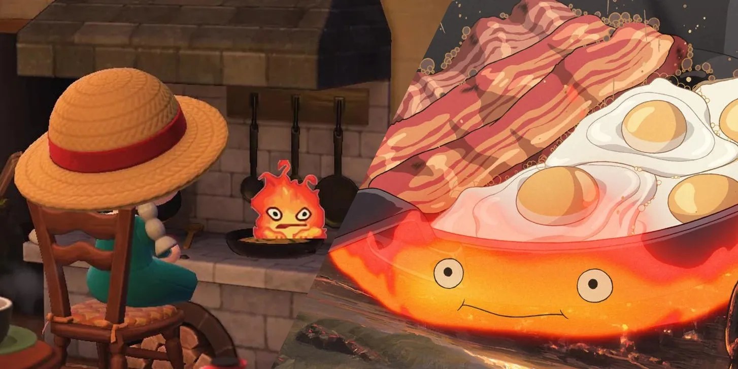Animal Crossing Fan's Kitchen Stars Howl's Moving Castle's Calcifer