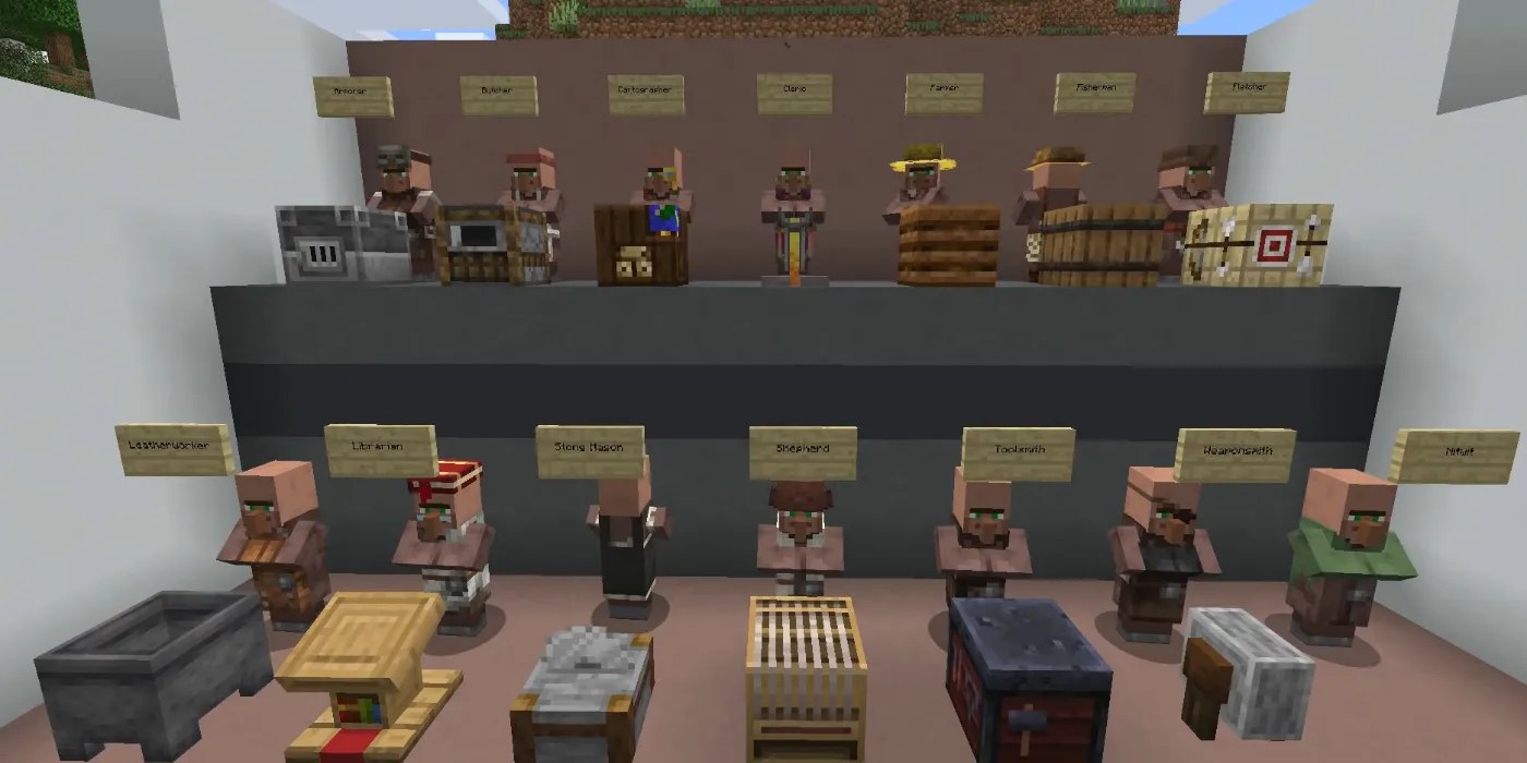 Minecraft How to Create New Villager Types (& Which Are Best)