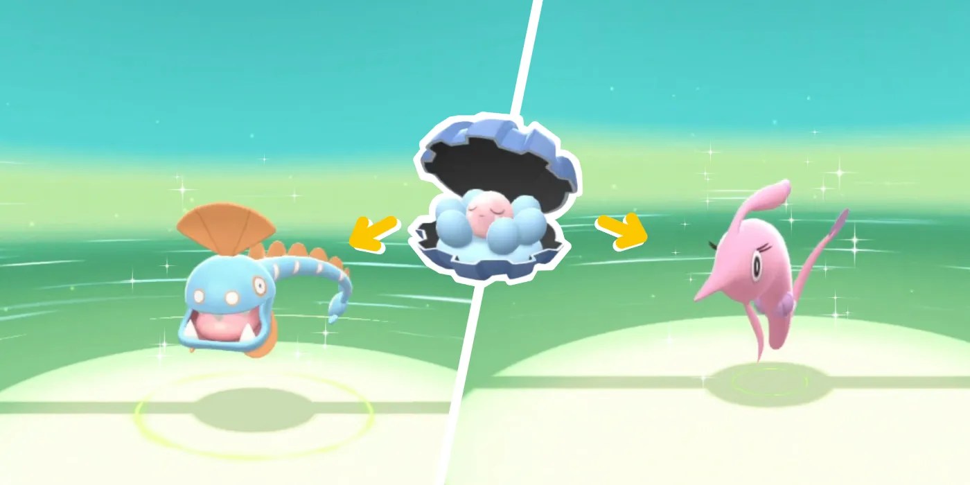 Pokémon BDSP How to Evolve Clamperl