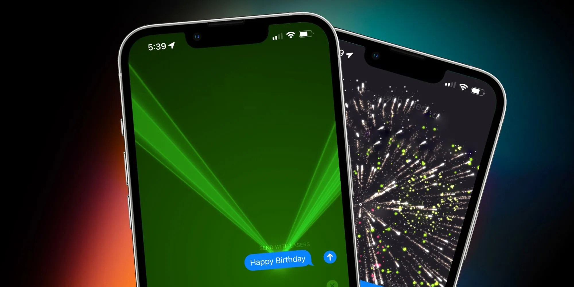 How To Add Lasers & Fireworks Effects To iPhone iMessages