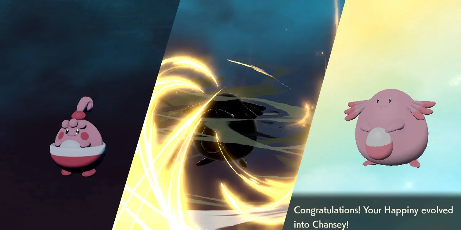 How to evolve chansey into blissey arceus