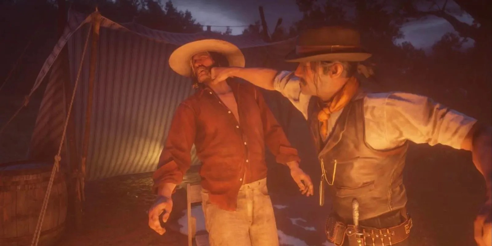 RDR2 Why Micah Always Lost His Fights With The Van Der Linde Gang(04)