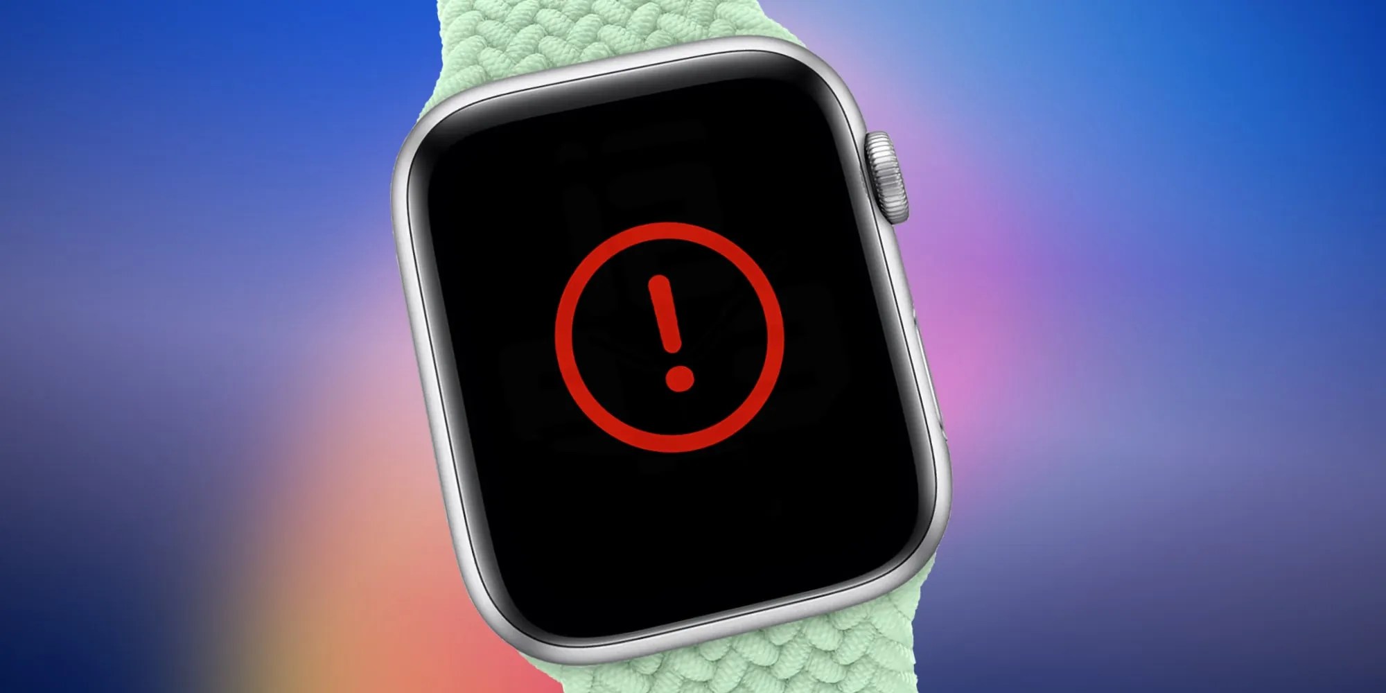 How To Solve An Apple Watch Red Exclamation Point Update Problem