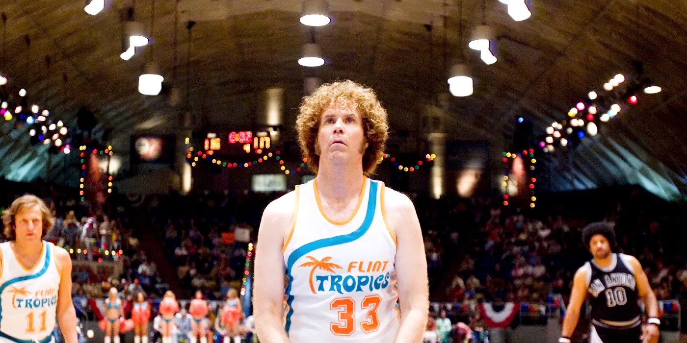 Will Ferrell Appears At NBA Game As SemiPro Movie Character Jackie Moon