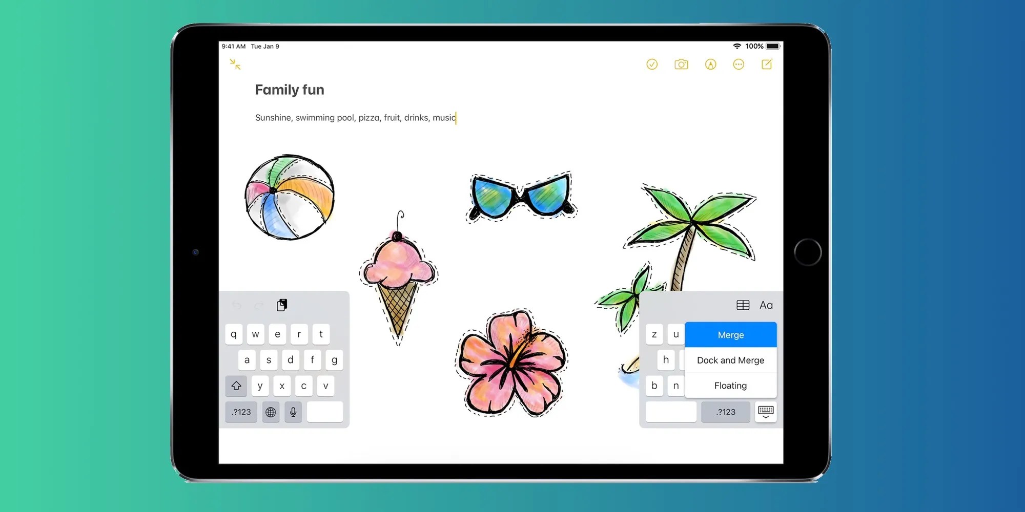How To Fix An iPad Keyboard That's Split In Half Or Looks Small