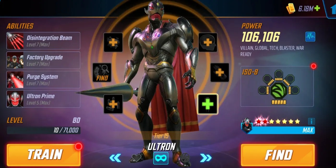 10 Best Tech Characters In Marvel Strike Force, Ranked