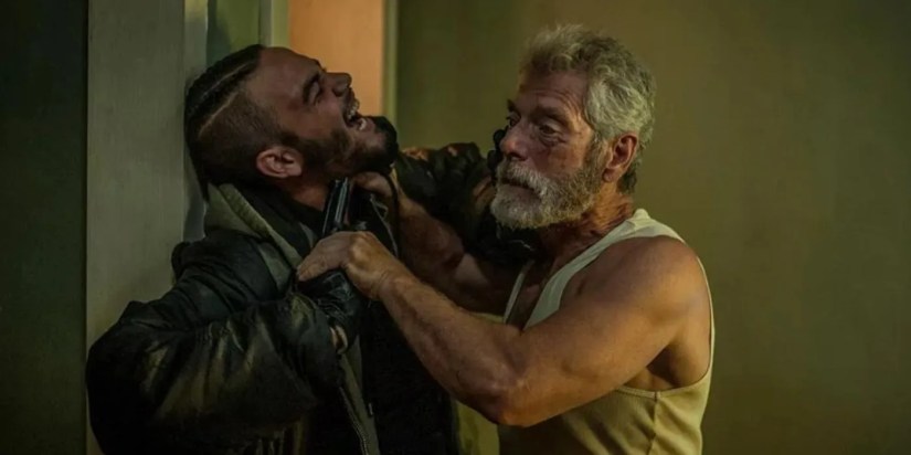 The blind veteran choking out Rocky&rsquo;s boyfriend in Don&rsquo;t Breathe