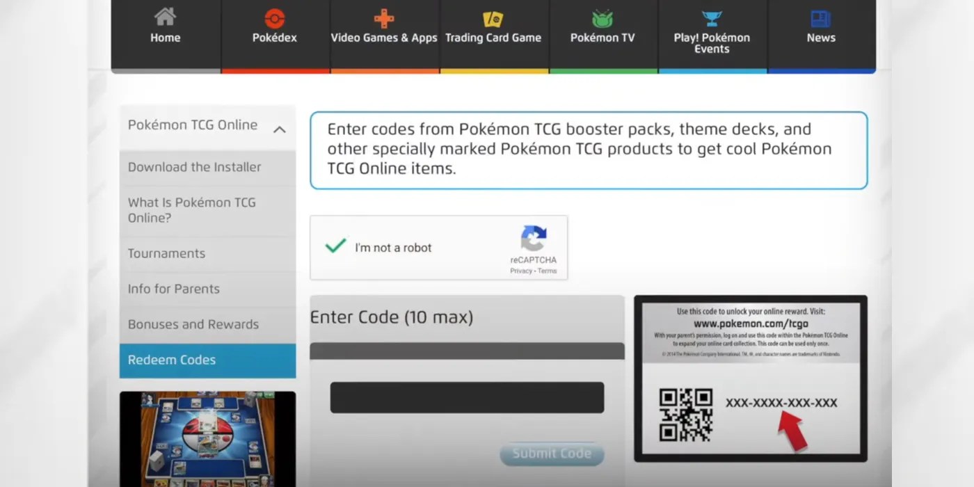 How To Redeem Card Codes For Pokémon TCG Online