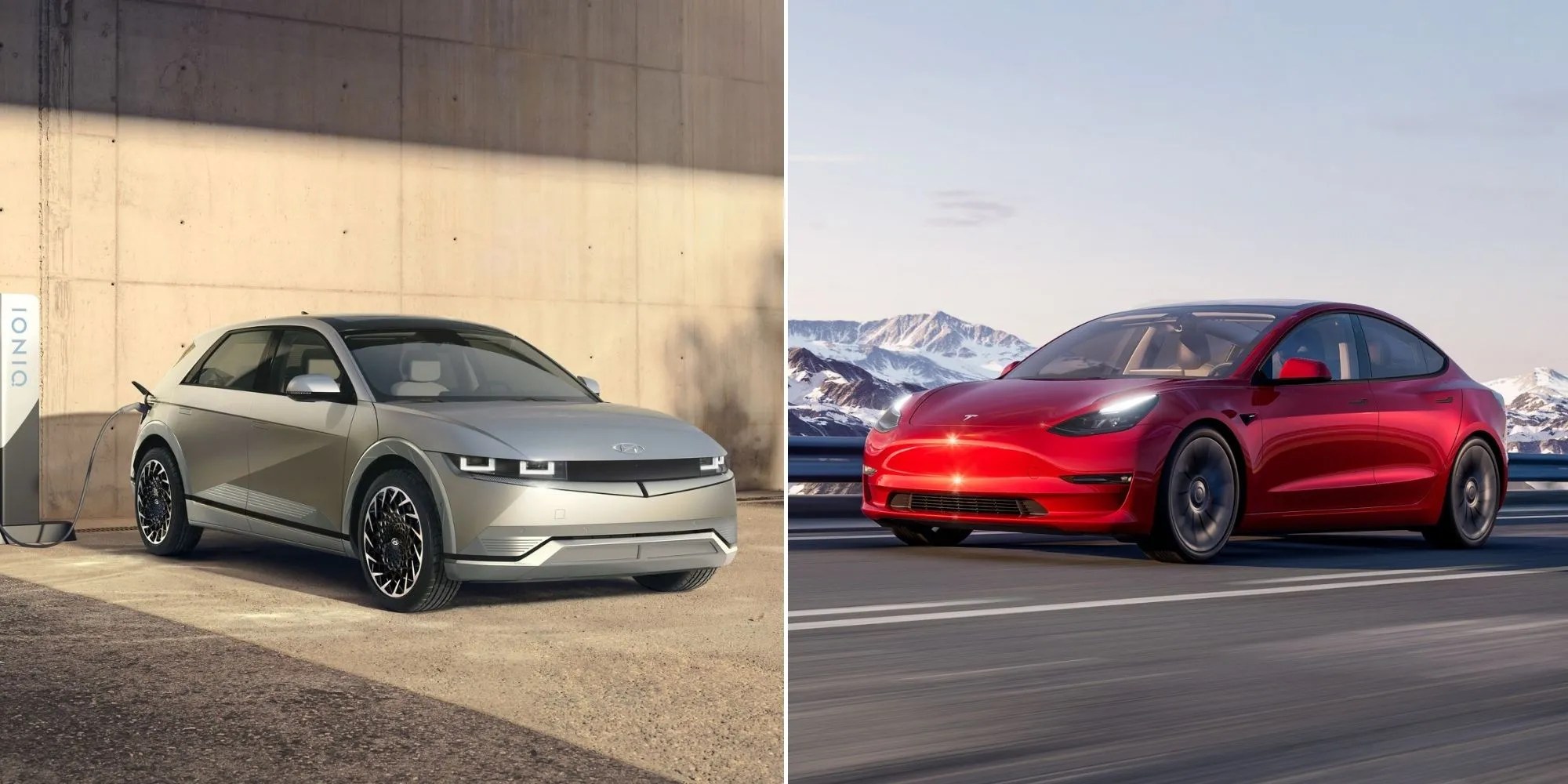 Manga Hyundai Ioniq 5 Vs. Tesla Model 3 Here's How The Two EVs Compare