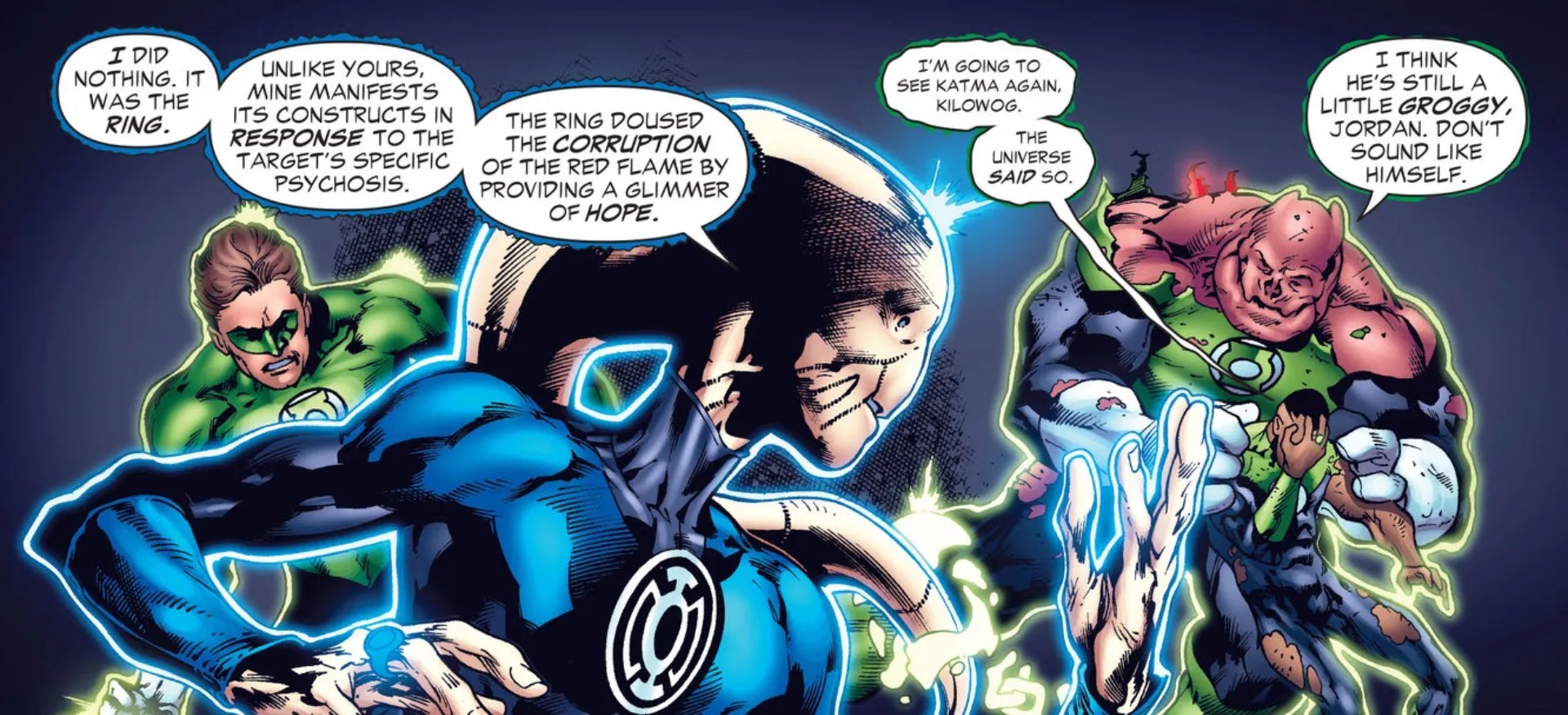 Blue Lanterns Have The Tragic Opposite of Green Lanterns' Powers