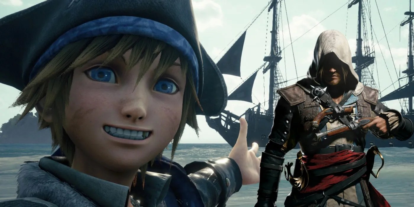 AC Black Flag Compared To Kingdom Hearts 3's Pirates Of The Caribbean