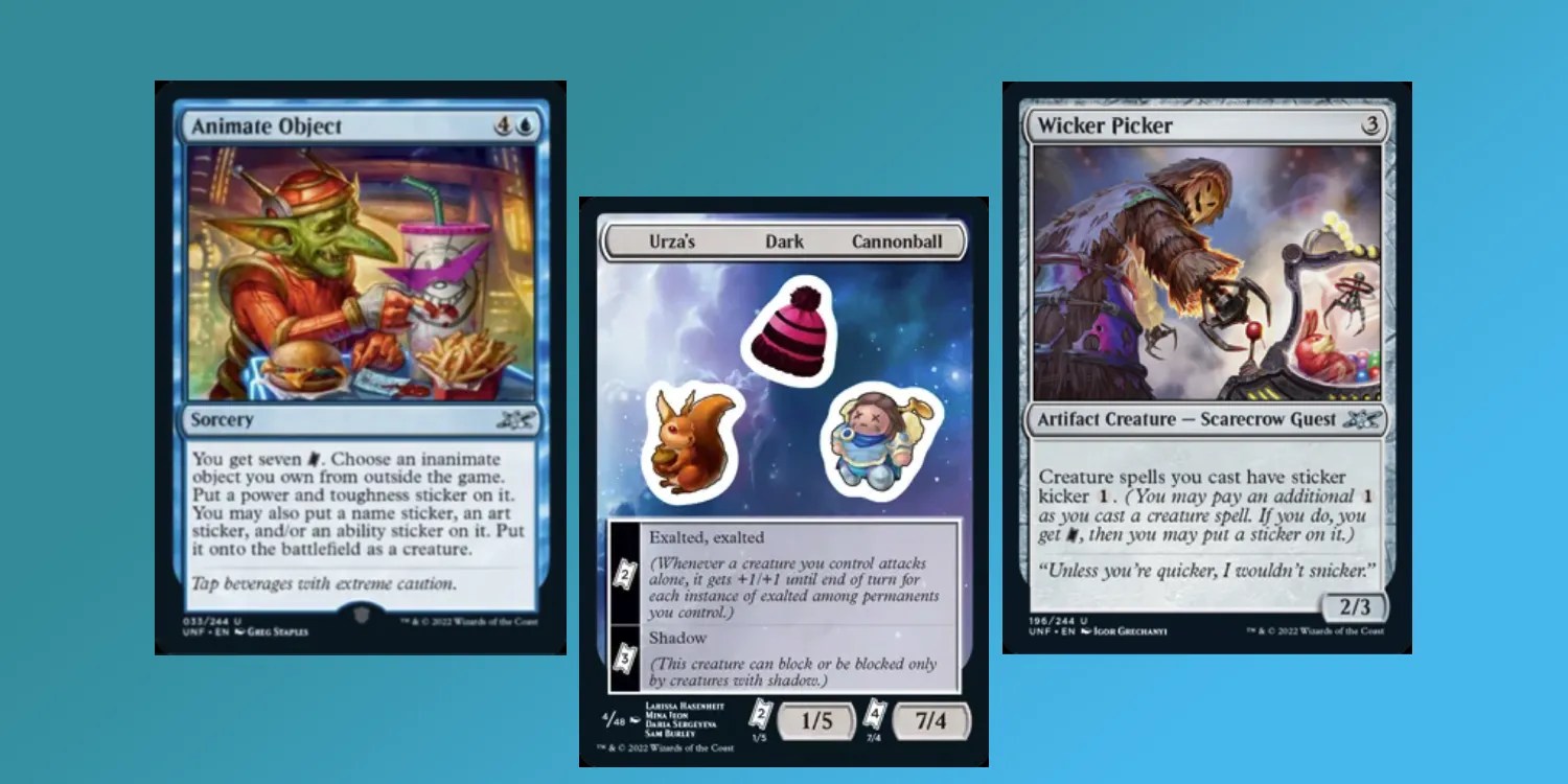 Magic The Gathering's Unfinity Set Flips The Game On Its Head