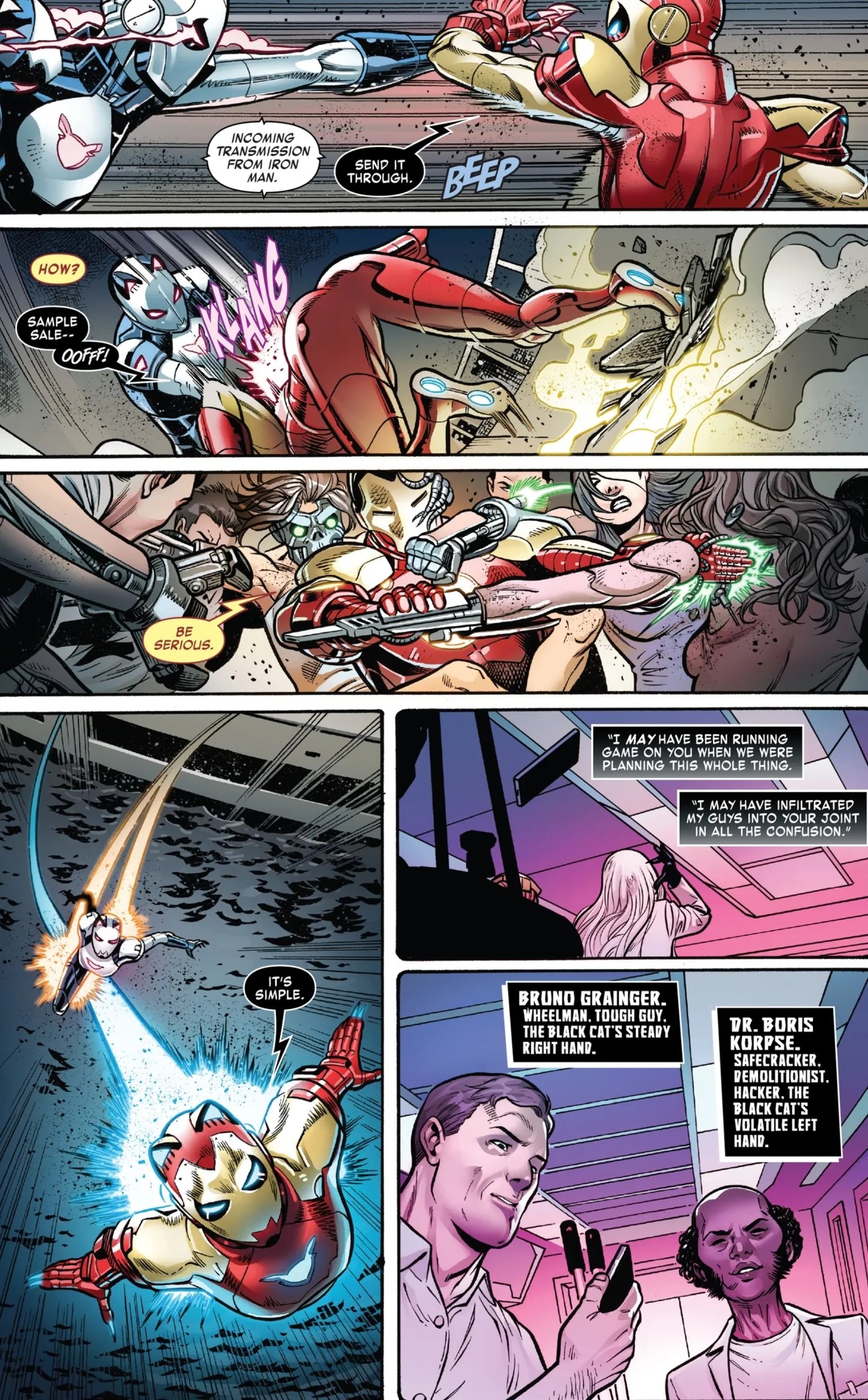 Tony Stark Got Tricked Into Giving Black Cat Her Own Iron Man Suit