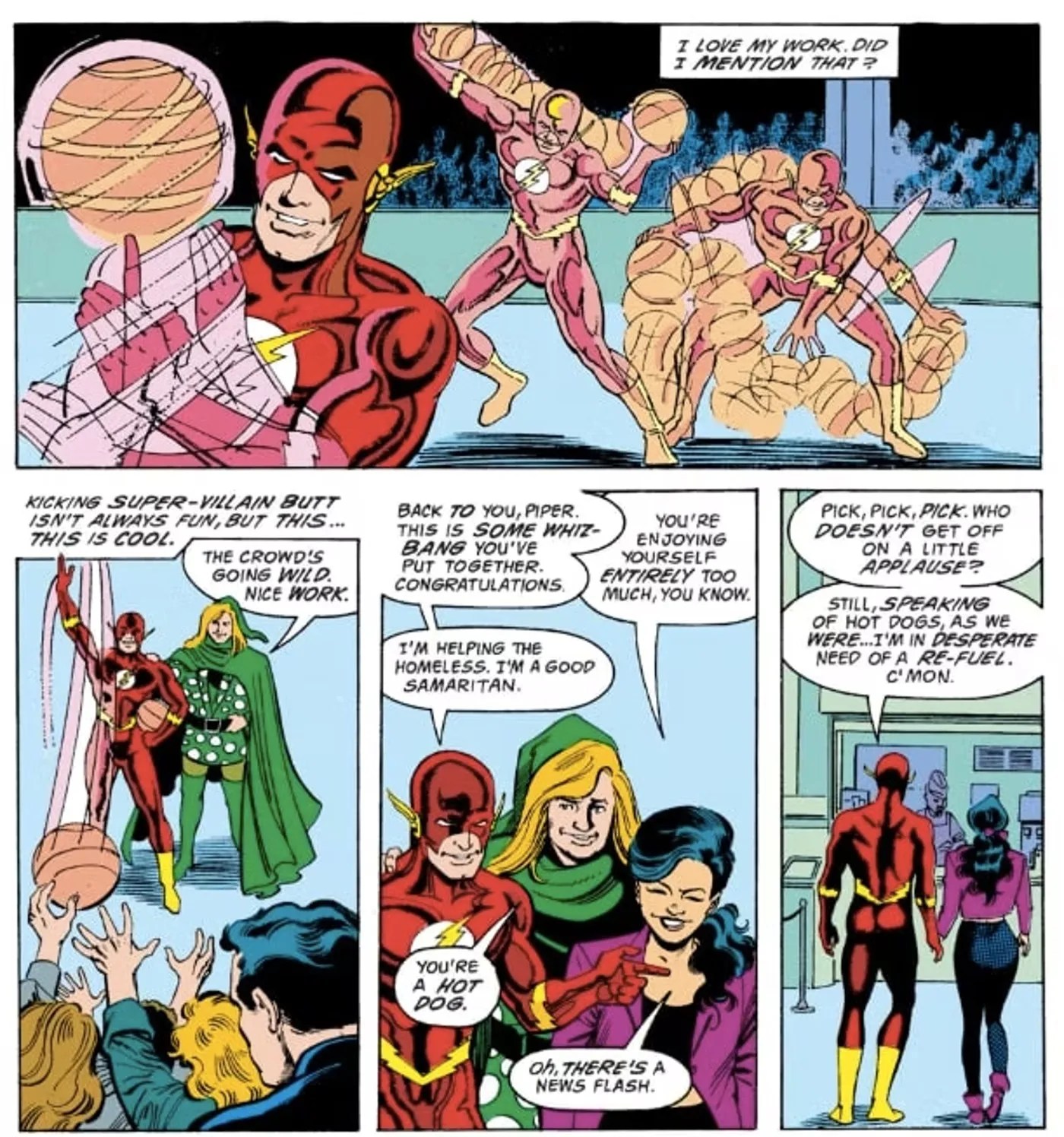 Flash's Pro Sports Career Shows He Uses His Powers Like Anyone Else Would