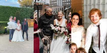 Keanu Reeves, Tom Hanks and Ed Sheeran making surprise visits at weddings
