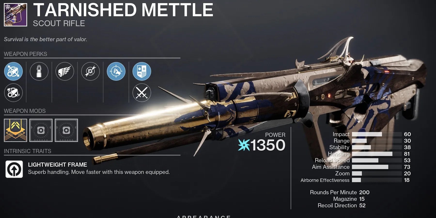 How To Get The Tarnished Mettle Scout Rifle (& God Roll) in Destiny 2