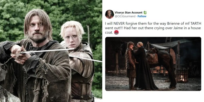 Game of Thrones Jaime Lannister and Brienne of Tarth Romance | PS ... Sardar ji 3 near me