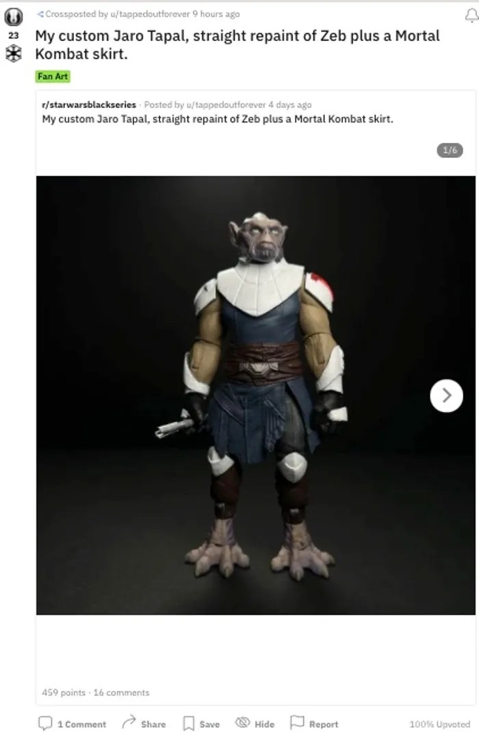 Jedi Fallen Order Fan Gives Jaro Tapal The Black Series Figure He Needs