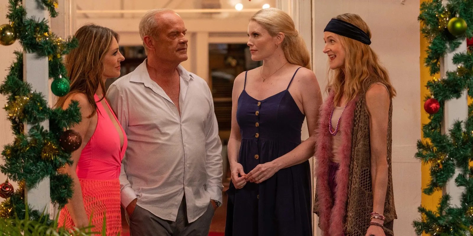 Christmas In Paradise Clip Sends Elizabeth Hurley After Kelsey Grammer