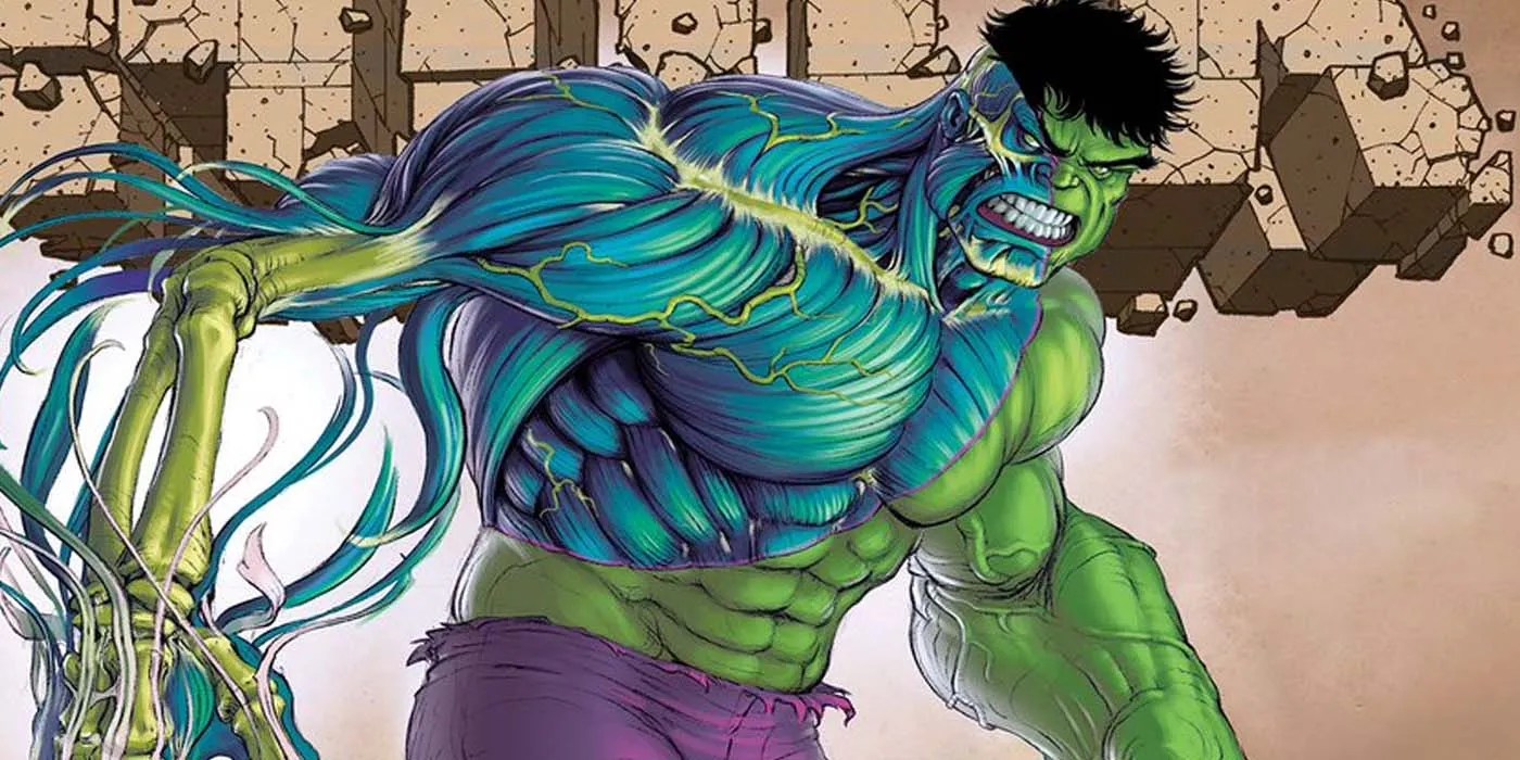 Marvel Confirms Even Hulk's BONES Are Green in RRated Cover Art