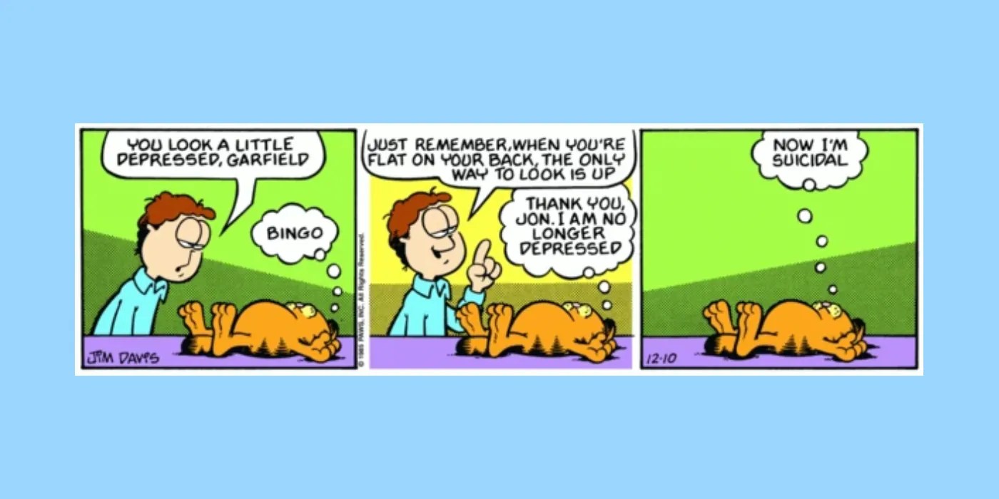 11 Darkest Garfield Comics By Jim Davis